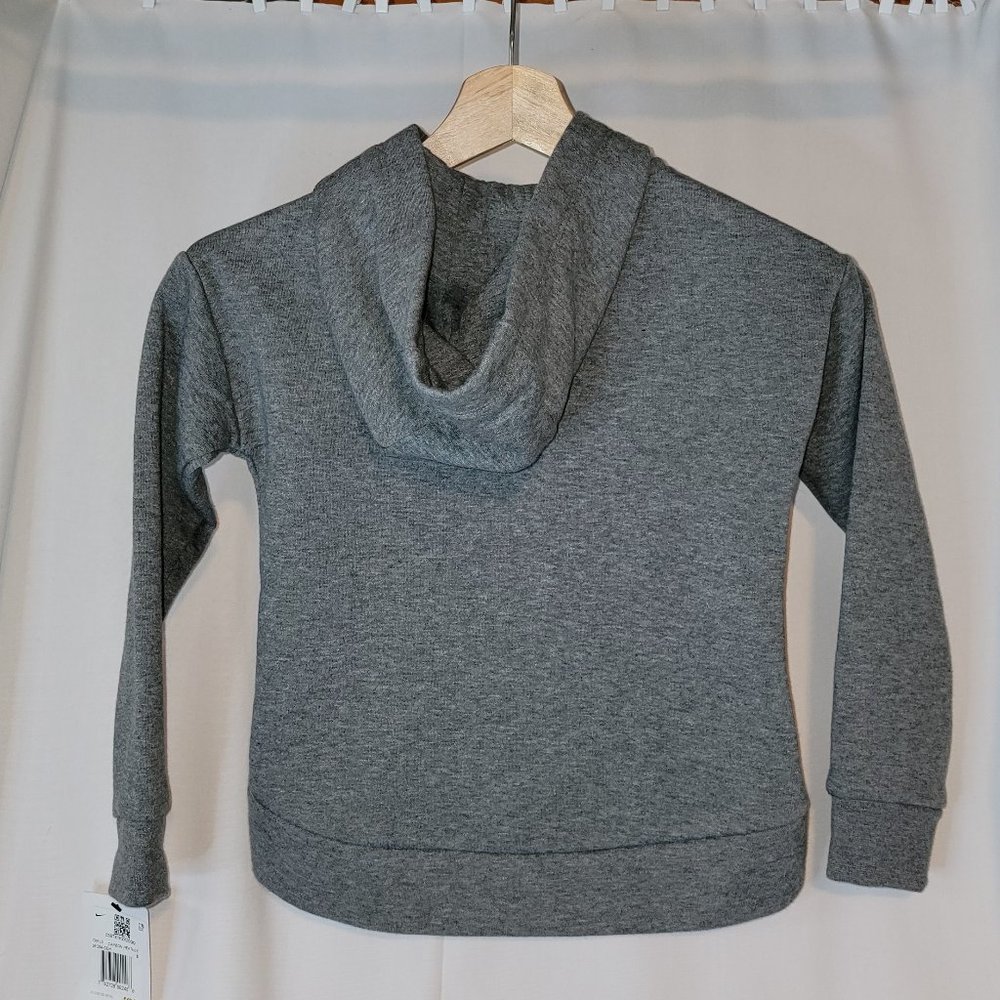 Nike Hoodie Girl's size 6 - Gray with pink - New with Tags - Picture 3 of 4